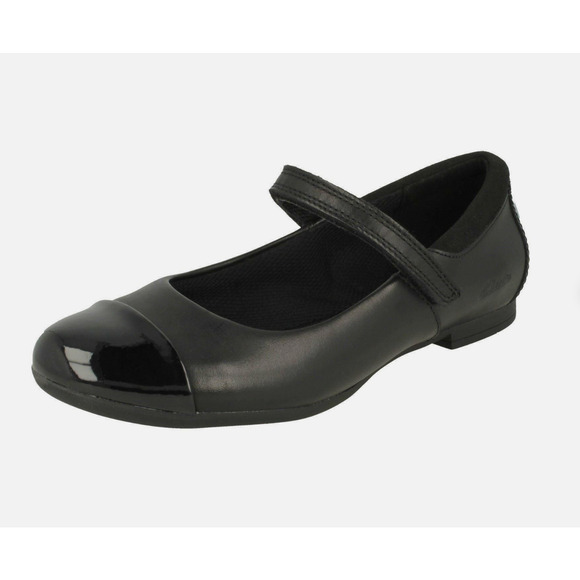 Clarks Girl's Scala Gem Y Ballet Flats size 5.5 - Picture 1 of 5